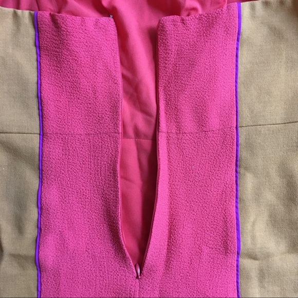 Anthropologie Champagne & Strawberry Dress Womens - Picture 12 of 16